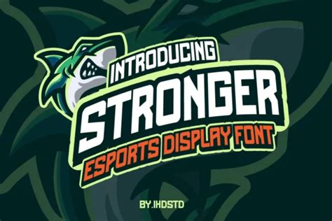 24+ Best Esports Fonts for Gaming Designs in 2024.